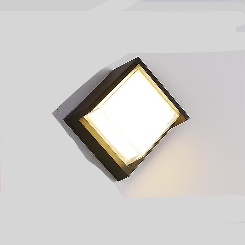 Slowmoose Modern Waterproof Led, Wall Lamp With Motion Sensor Cold white No Sensor / H style-18W