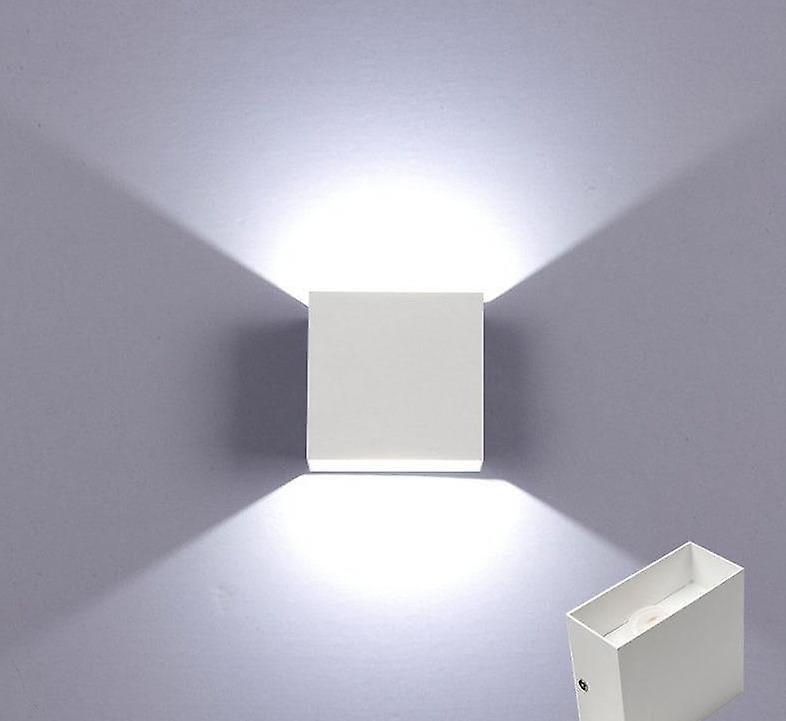 Slowmoose 12w Ajustable, Up And Down Wall Light For Outdoor, Garden, Porch, Bedroom white color 6000K