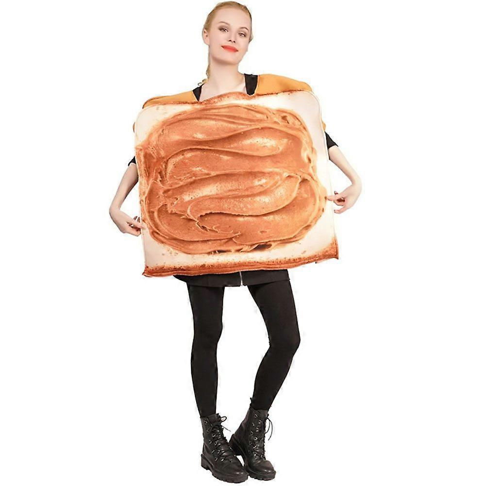 Unbrand Unisex Bread Cosplay Costume Theme Party Stage Performance Costume Props FF345 A