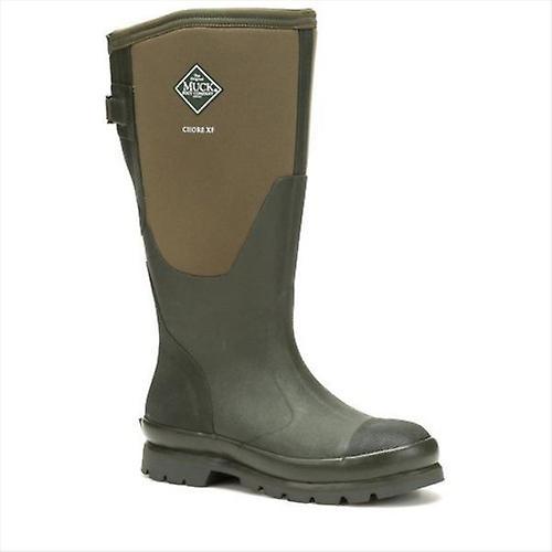 Muck Boots Womens Chore Adjustable Tall Wellington Boots Black 6 UK