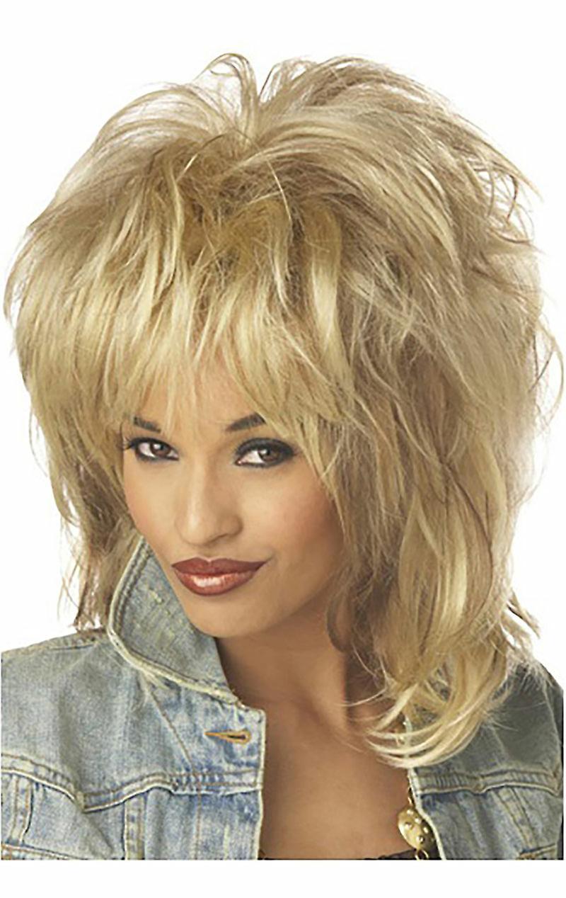 California Costumes Womens Rock Soul Blonde Wig Dolly Parton 80s Fancy Dress Costume Accessory