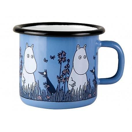 Enamel mug Moomin 2.5 dl, from the Muurla Moomin Friends series