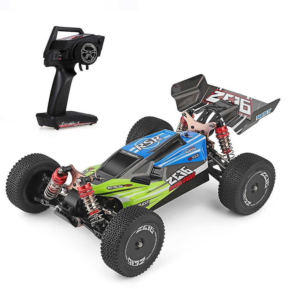 Wltoys XKS 144001 1/14 RC Car High Speed Racing Car 60km/h 2.4GHz RC Buggy 4WD Off-Road Drift Car Green 1x1500mAh Battery