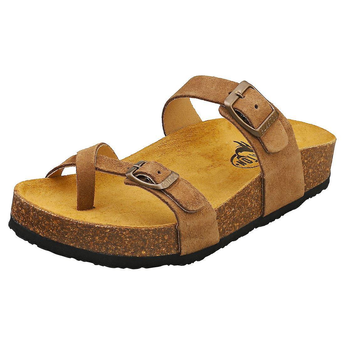 Plakton Savannah Mid Womens Walking Sandals in Mink 39 EU