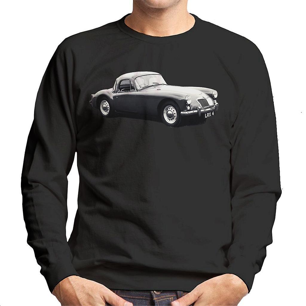 MG Side View British Motor Heritage Men's Sweatshirt Black XX-Large