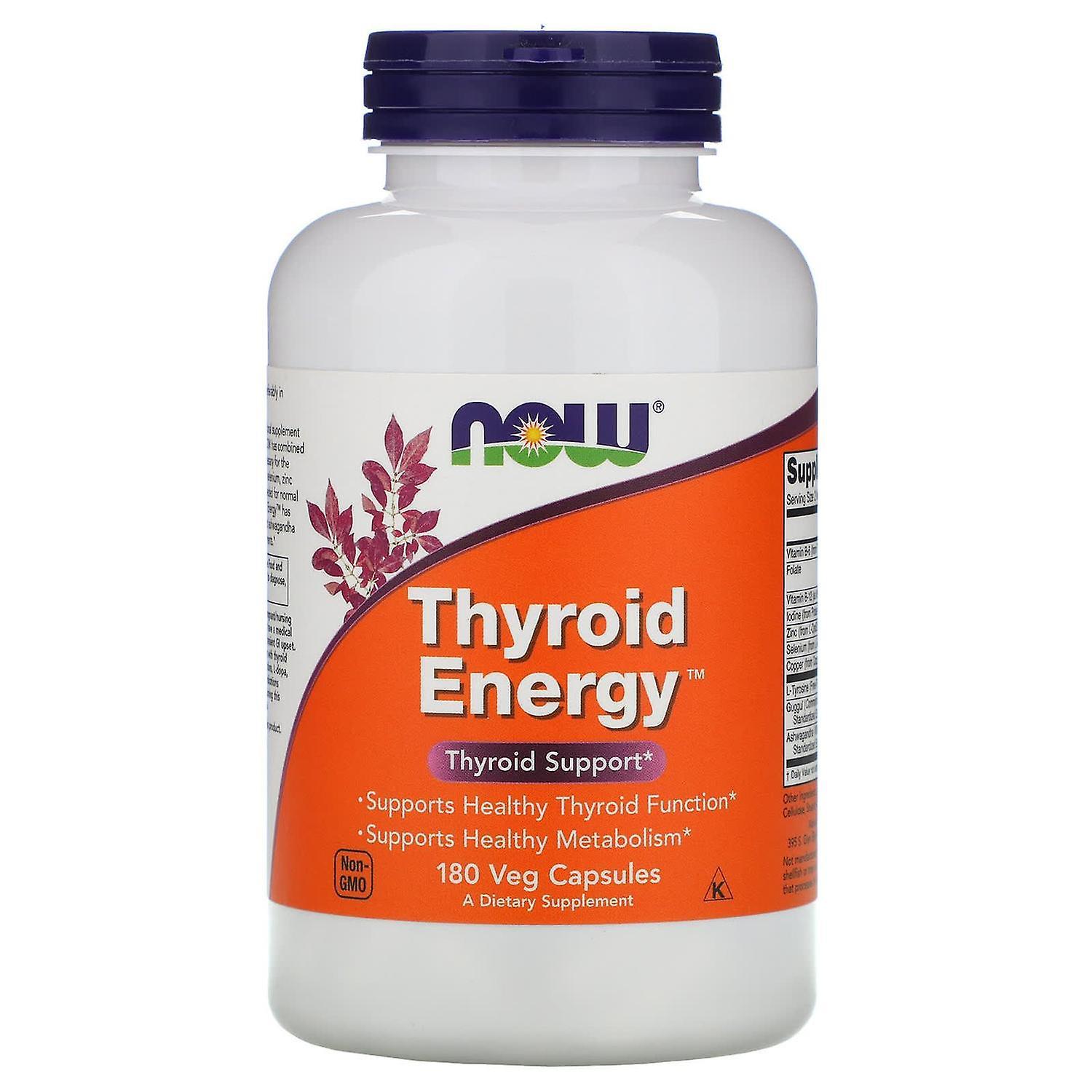 NOW Foods, Thyroid Energy, 180 Veg Capsules