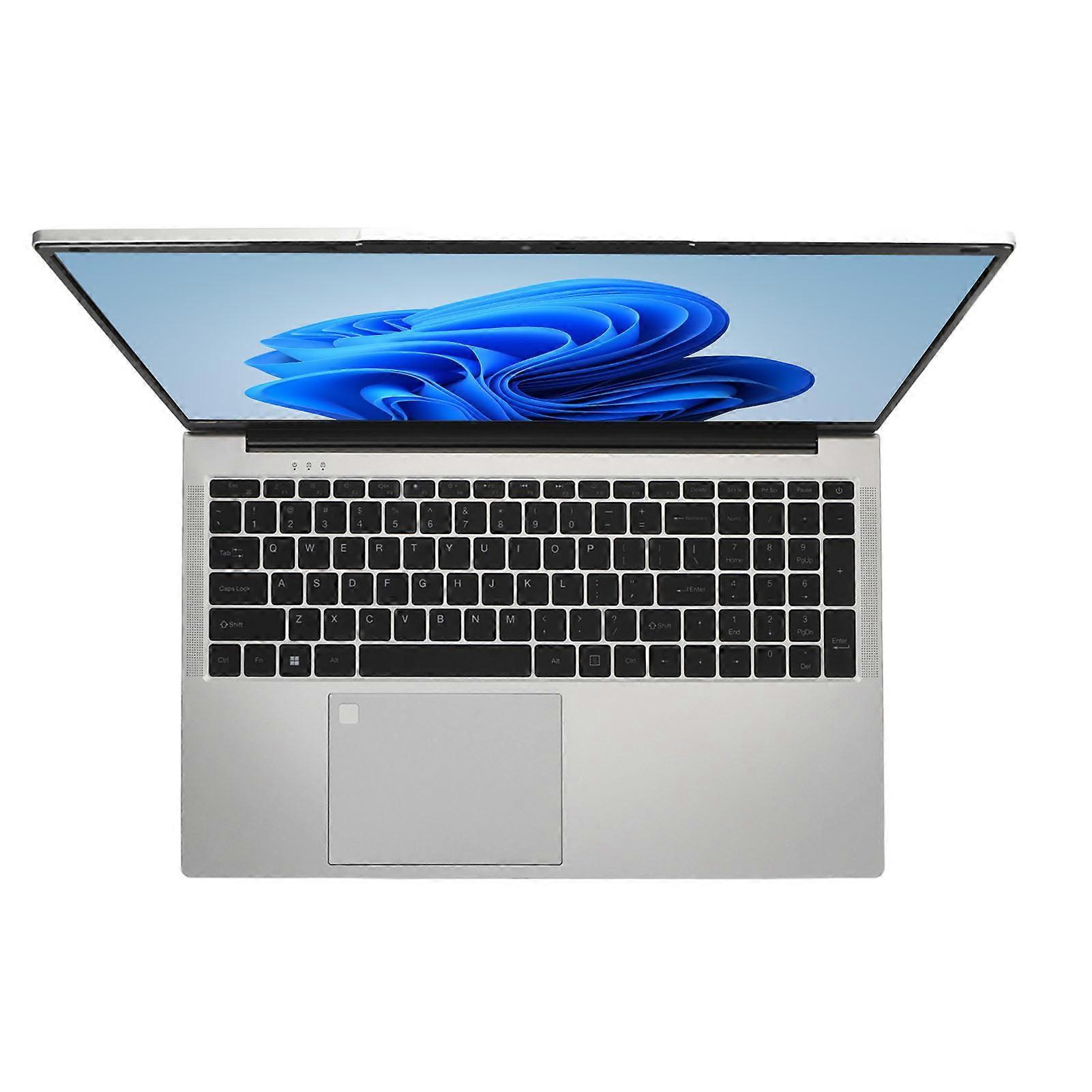 Aespa 17.3 Inch Laptop IPS Display LPDDR4 16GB RAM 2.9GHz Quad Core 5G WiFi 7000mAh Laptop Computer with Camera 100240V 16GB RAM and 128GB EU Plug