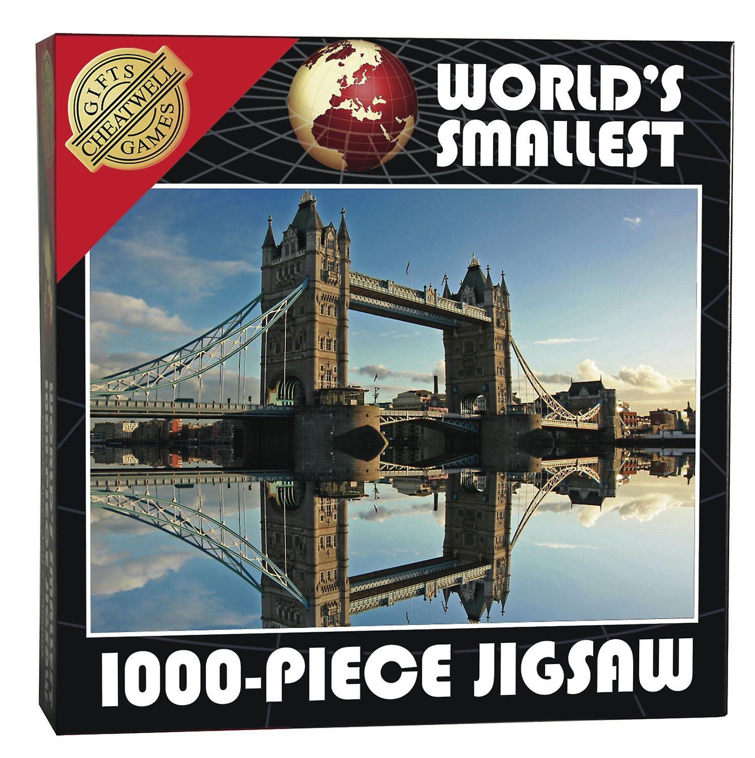 Cheatwell Games World's Smallest Jigsaw Puzzle - Tower Bridge (1000 Pieces)