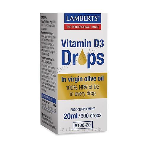 Lamberts Vitamin D3 (drops) 20 ml