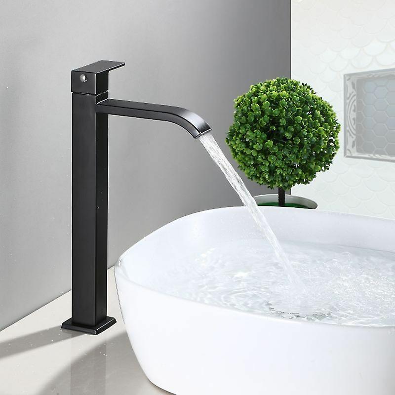 Get It Basin Faucet, Waterfall Faucet compatible Bathroom, Adjustable Hot and Cold of Basin Mixer Tap