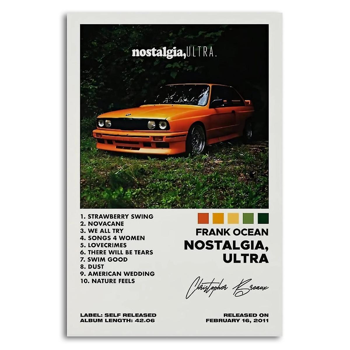 Gamurry Nostalgia, Ultra Frank Ocean Album Cover Poster for Room Aesthetic Poster Decorative Painting Canvas Wall Art Living Room Posters Bedroom P...