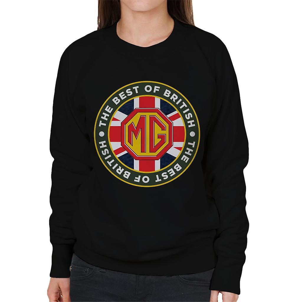 MG The Best Of British Motor Heritage Women's Sweatshirt Black Large