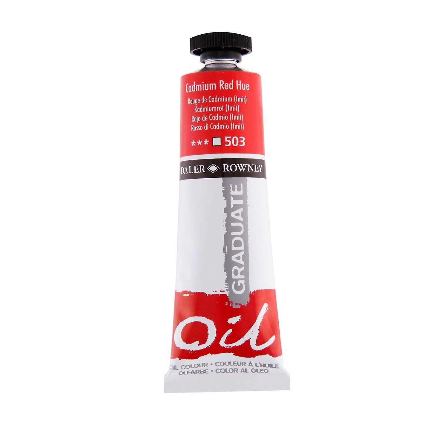 Daler-Rowney Daler Rowney Graduate Oil Colour 38ml 503 Cadmium Red Hue