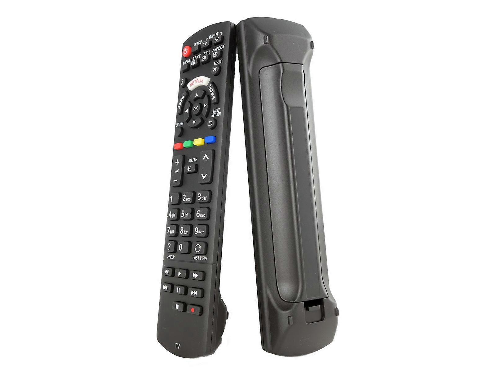 azurano remote control for PANASONIC N2QAYB001109 & N2QAYB001009 - Also replaces N2QAYB001115 N2QAYB001178 N2QAYB001010 N2QAYB000047 Black