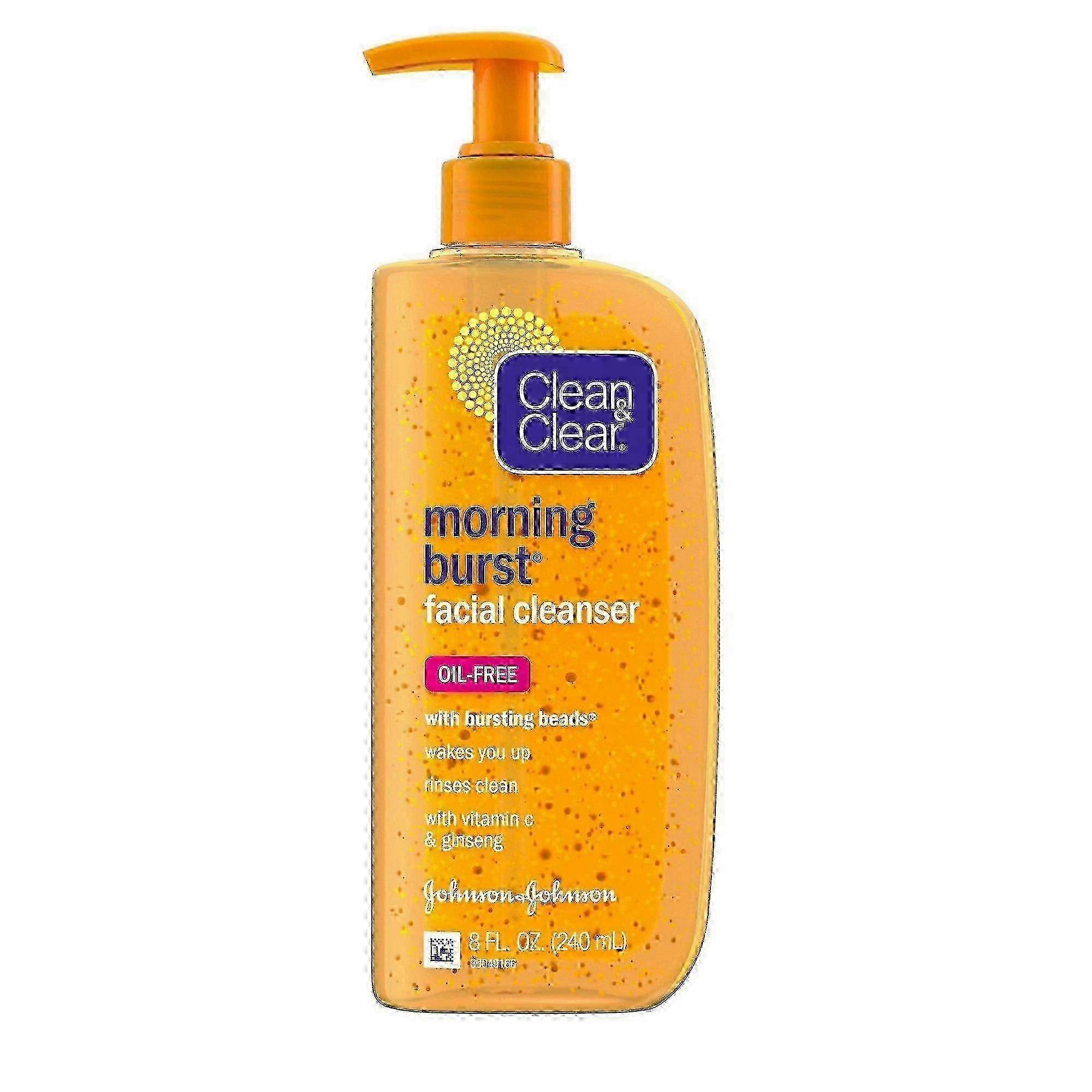 Clean & Clear Morning Burst Facial Cleanser, 8 Oz