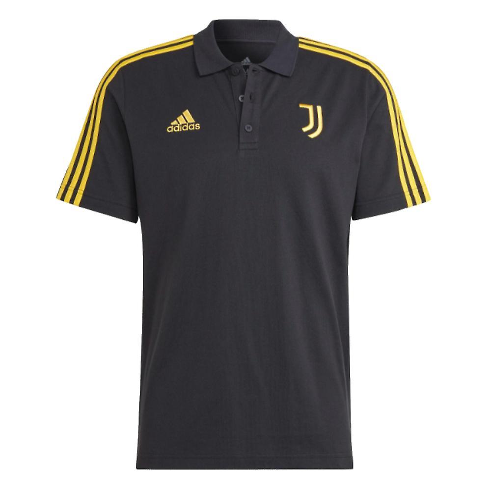 Adidas 2023-2024 Juventus DNA Polo Shirt (Black) Medium 38-40 inch Chest