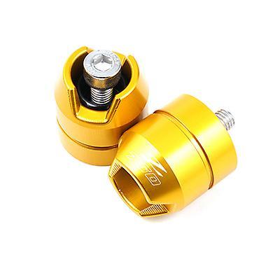 Roobeki 2022 Motorcycle Accessories Handle Bar Cap End Plugs & Handlebar Grips For KAWASAKI Z750 Z 750 z750 2002-2012 2011 HGC Gold