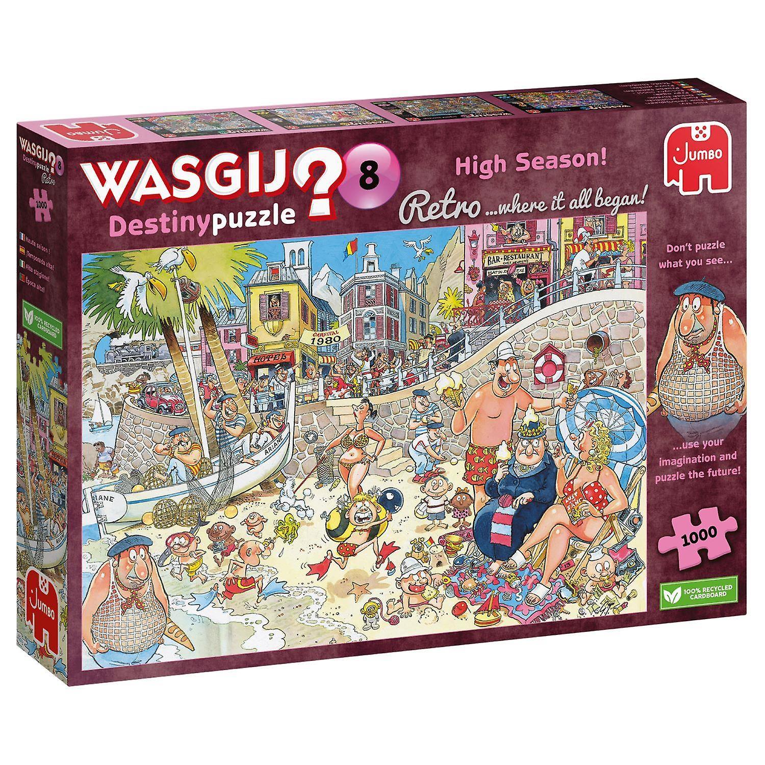 Wasgij Retro Destiny 8 High Season! Jigsaw Puzzle (1000 Pieces)