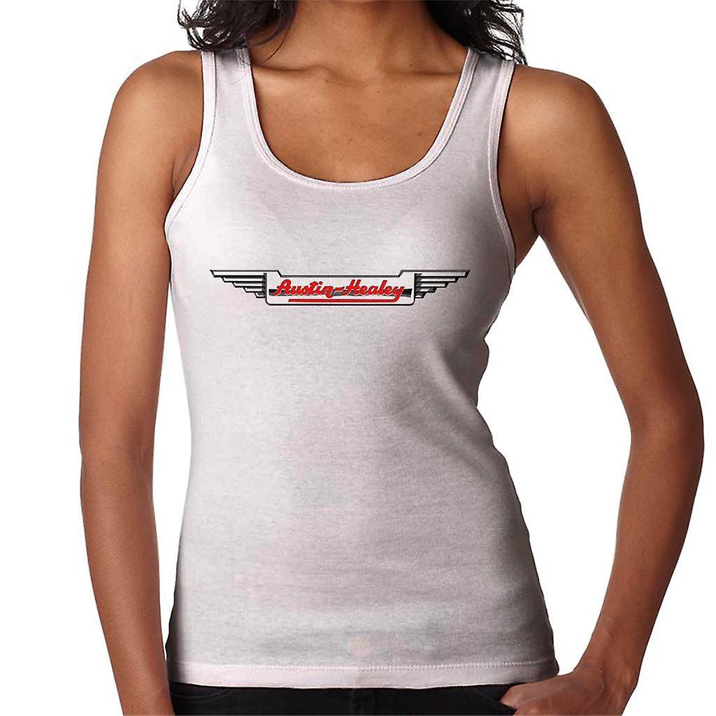 Austin Healey Logo British Motor Heritage Women's Vest White XX-Large