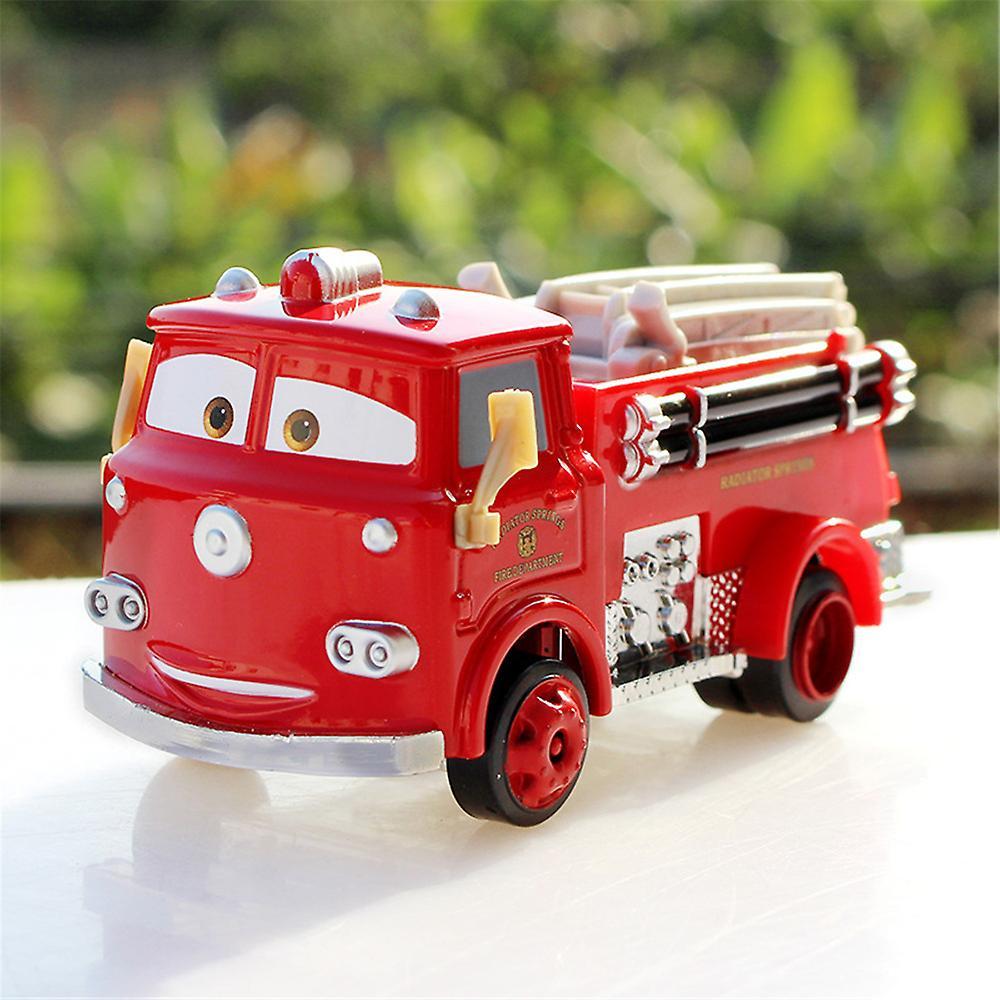 Bestdaily Disney Pixar Cars Firetruck Diecast Model Car Vehicle Toys Kids Gifts 2024 New