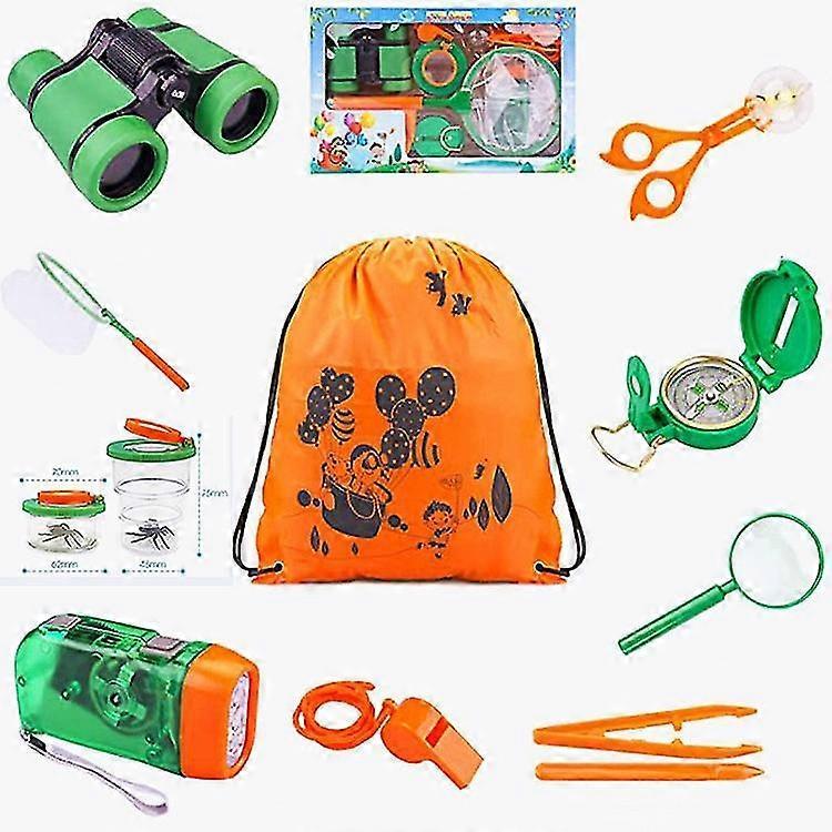 Ubiuo 10 Pack Kids Outdoor Explorer Kit-kids Adventure Kit Fun Toys Educational Toys Gift Toys For 6-10 Years Old Boys Girls