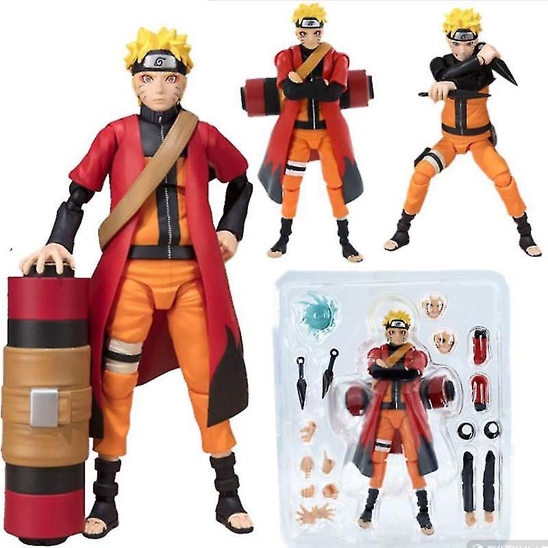 SML Anime Uzumaki Naruto Action Figure Face Change Figurine Movable Joints Cool Toy