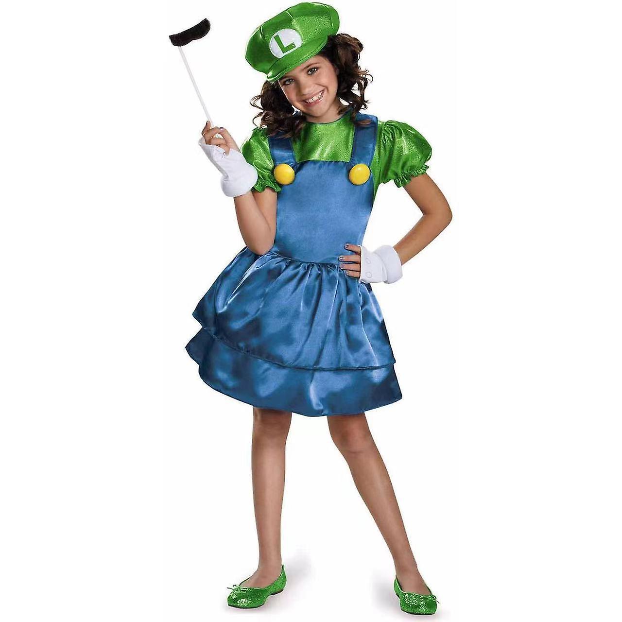 Mssugar Children's Day, Super Mario Girl, Mario Cosplay, Stage Performance Costume L