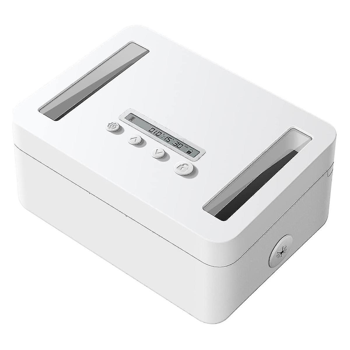 Banmo Metal Timed Lock Box,time Lock Box With Child Lock And Led Display,self-control Timer Locker