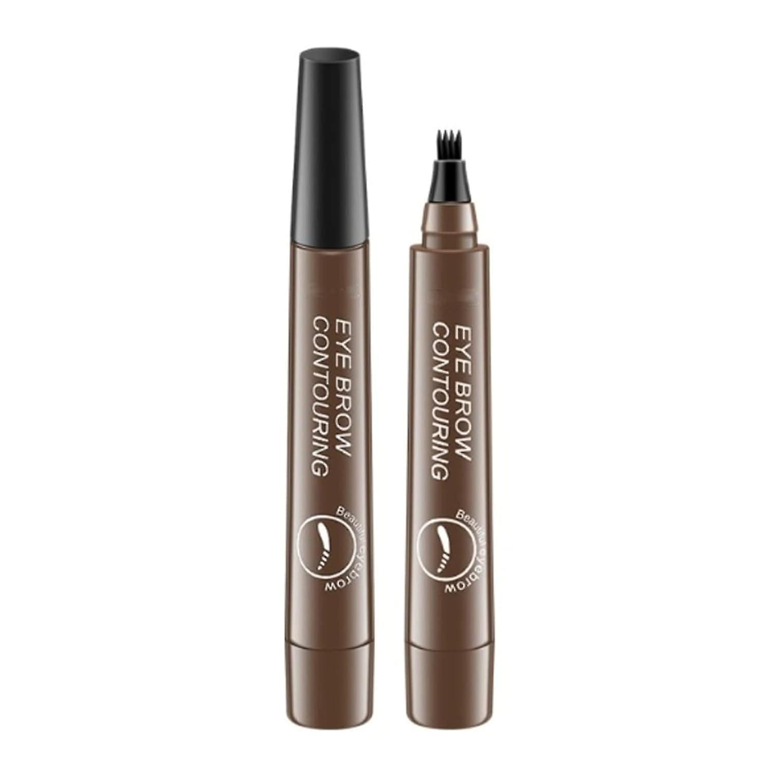 Menghui Glow Tulip Eyebrow Pen, Glow Tulip Natural Eyebrow Pencil, Lacisonpen Microblading Eyebrow, makefullbeauty eyebrow pen, 3D Waterproof Micro...