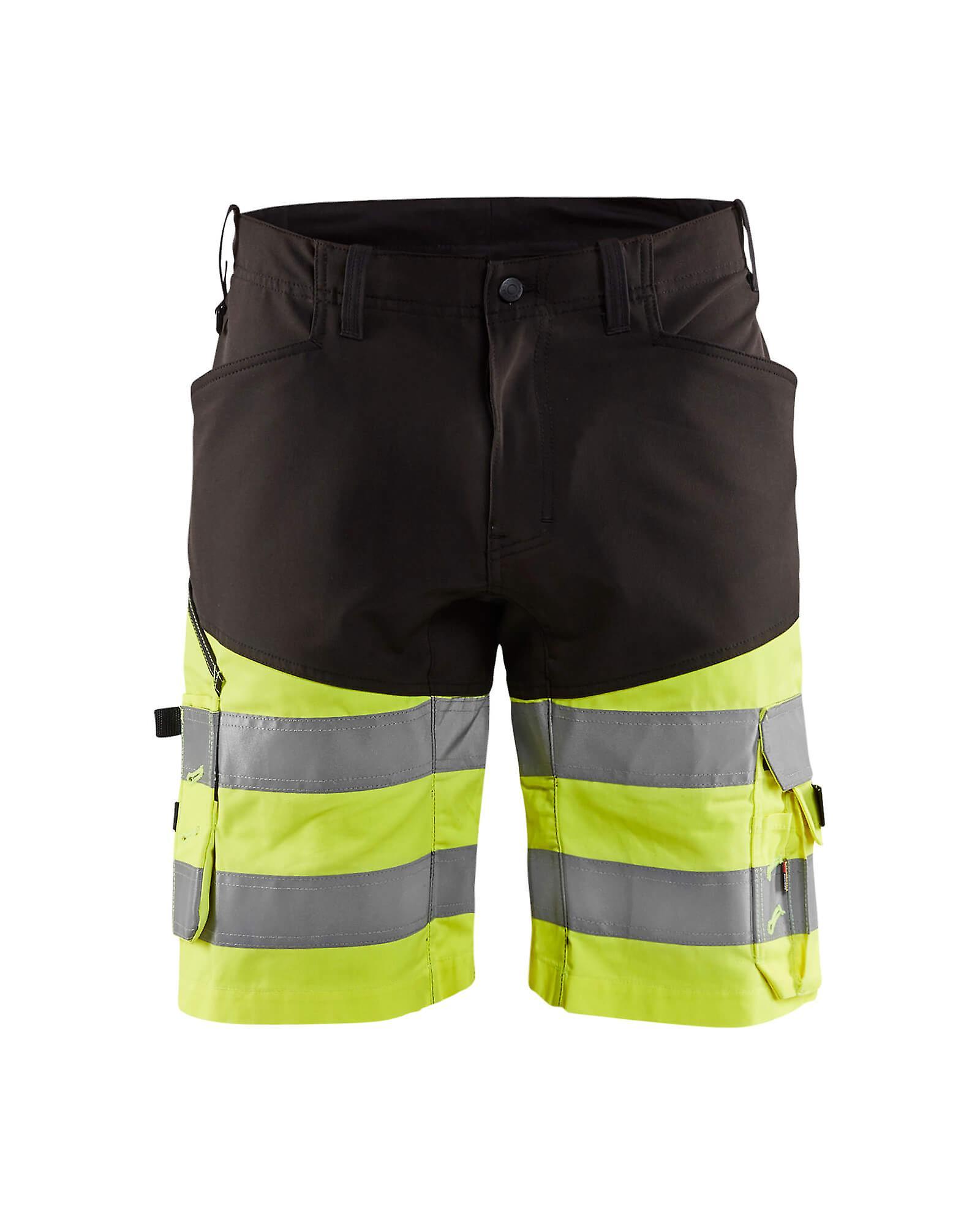 Blaklader 1541 hi-vis shorts stretch - mens (15411811) Black/yellow