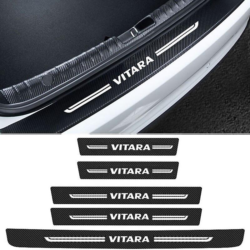 Vehicles & Parts Car Front Rear Door Threshold Sill Stickers For Suzuki VITARA Logo 2023 Trunk Bumper Protect Plate Anti Scratch Trim Accessories V..