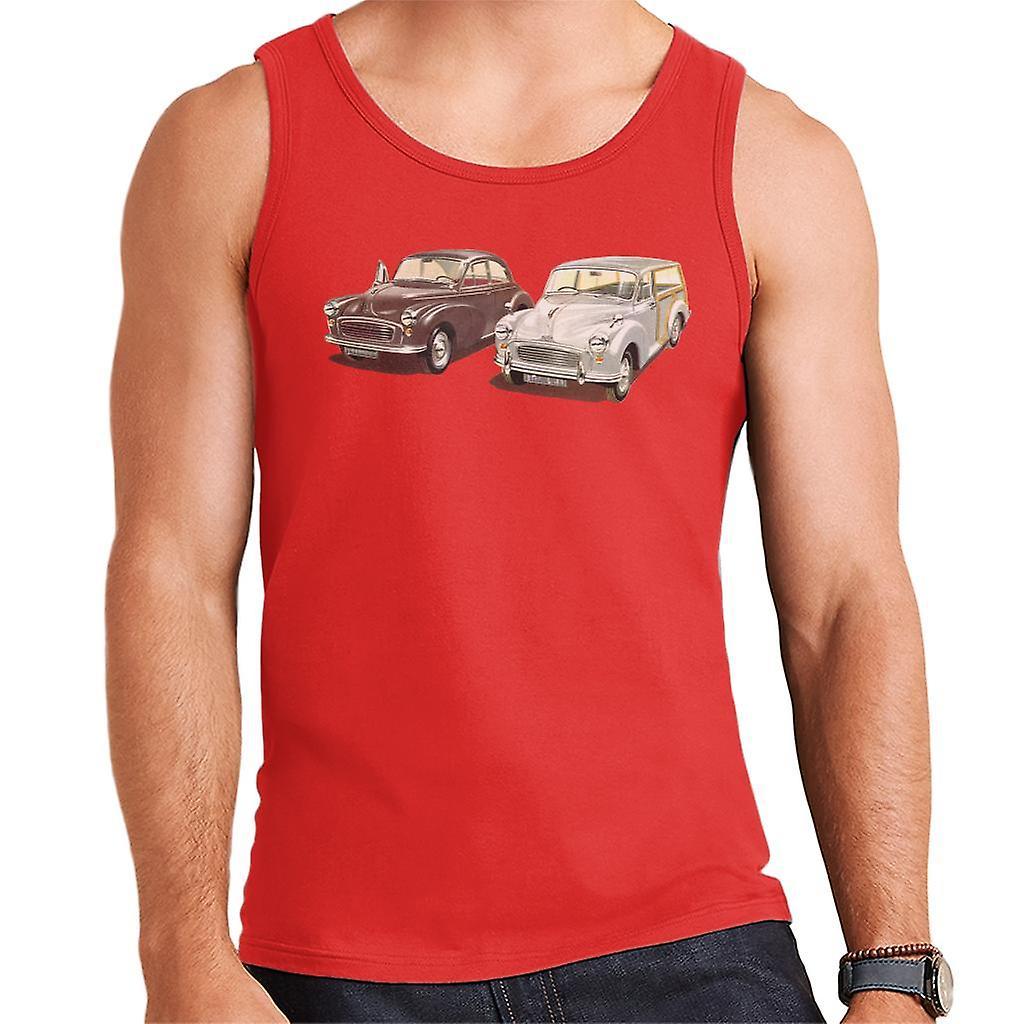 Morris Minor Classic British Motor Heritage Men's Vest Red XX-Large