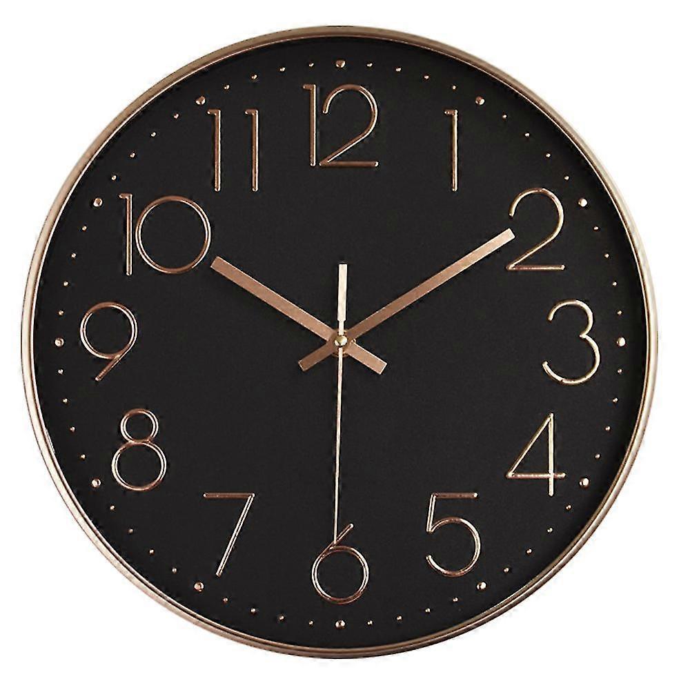 Mintian Wall Clock Silent Non Ticking Quality Quartz, Round Easy To Read