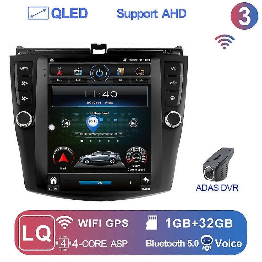 Jelivey LEHX L6Pro For Honda Accord 7 2003-2008 Car Radio Multimedia  2din Android 11 Auto Carplay Stereo gps 8Core 4G 9.7 inch Qled LQ(1-32GB)DVR