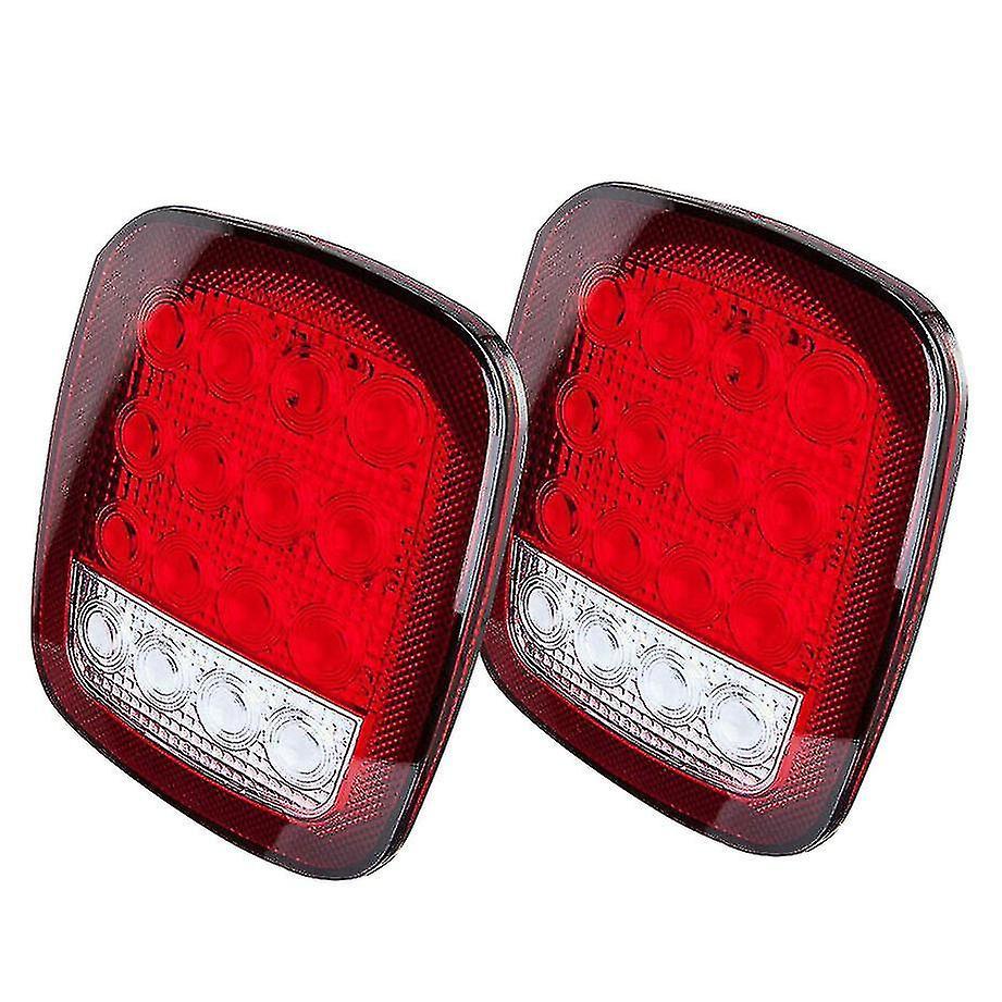 Elriven Led Tail Light Rear Light Brake Reverse Turn Signal For Jeep Wrangler Tj Cj Yj