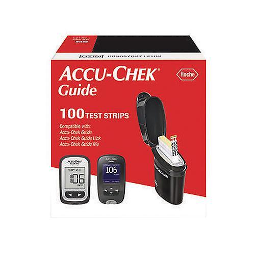 Accu-Chek  Guide Test Strips, Box Of 100 (Pack of 1)