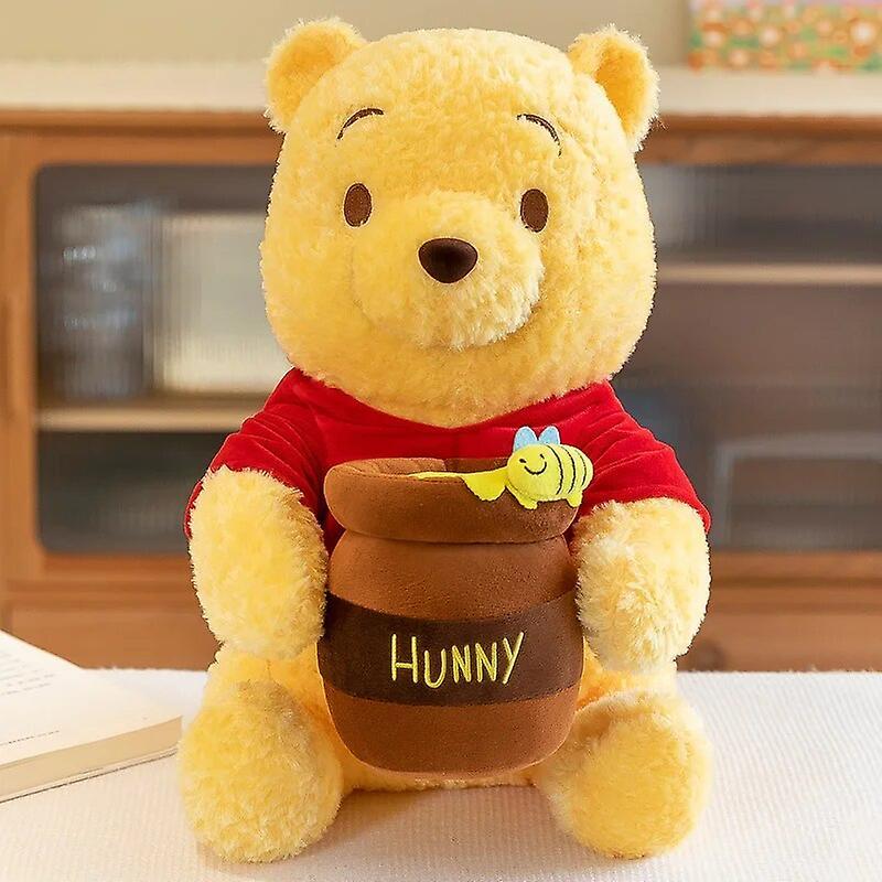 Begleri New Winnie The Pooh Plush Cute Cartoon Stuffed Plushie Big Bear Doll Anime Plush Pillow Toys Honey Pot Pooh Kid For Gift Yellow Honey Bear ...