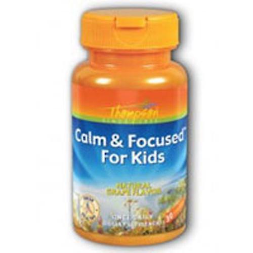 Thompson Calm and Focused For Kids Grape, 30 Chewables (Pack of 1)