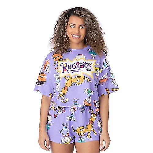 Rugrats Womens/Ladies All-Over Print Short Pajama Set