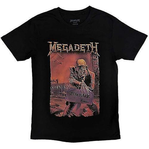 Megadeth Unisex Adult Peace Sells Album Cover T-Shirt Black L