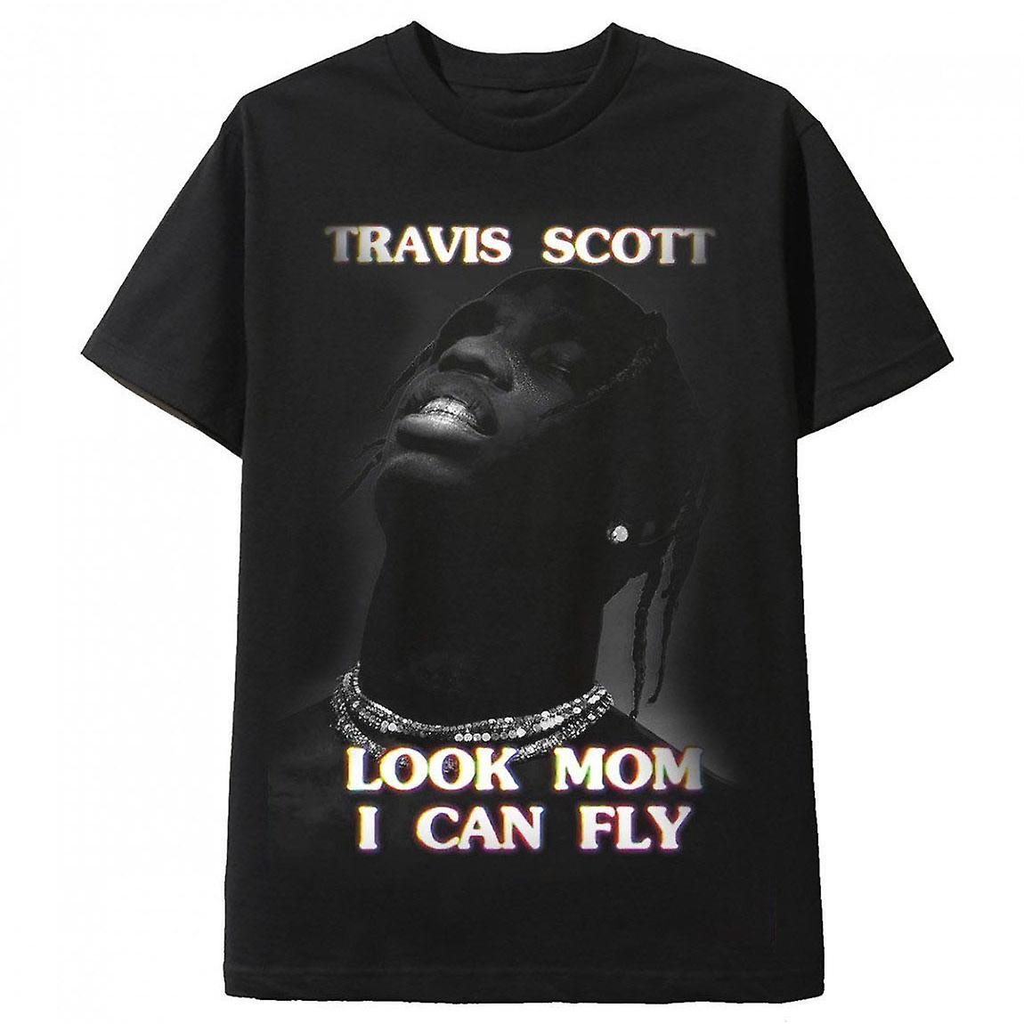 RockShark Astroworld Merch Black Tee Netflix Travis Scott T Shirt XL