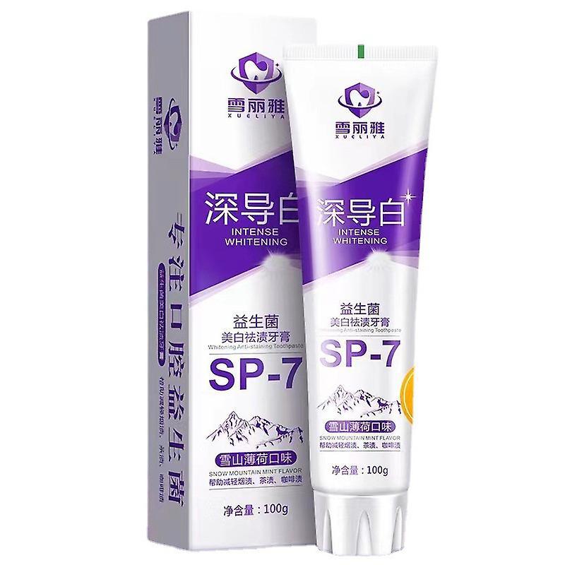 Fruushop Sp- Toothpaste Fresh Breath Toothpaste Sp-7 Ultra Whitening Sp-7 Probiotic Whitening Toothpaste 100G A