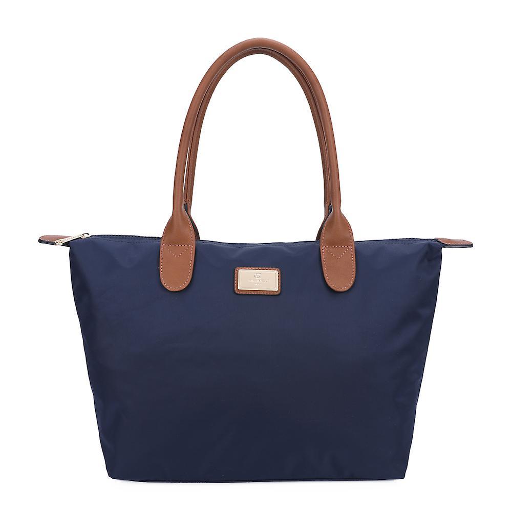 Gallantry Large polyester tote bag Dark Blue