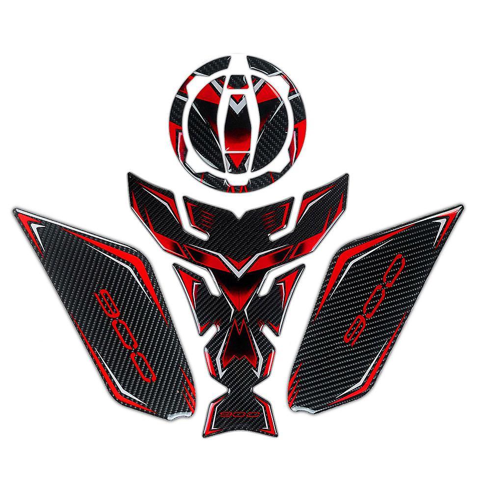 Redkid 3d Carbon Fiber Motorcycle Tank Stickers Racing Oil Gas Cap Protector Decals Accessories Waterproof For Kawasaki Z900 Z900 2021 002