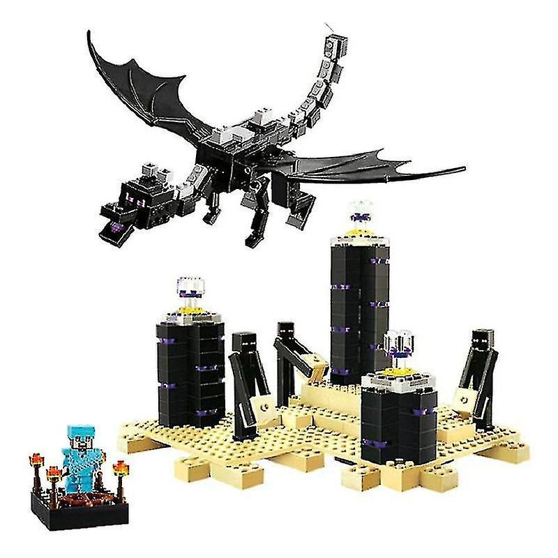 Sunset Building Blocks The Ender Dragon Model Bricks Sets Gifts Toys For Children Kids Boys Girls