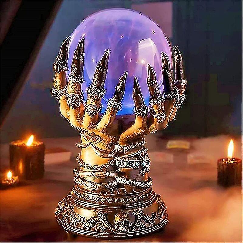 FLARUT New Halloween Celestial Crystal Ball Personality Magic Deluxe Celestial Crystal Ball Magical Flashing Ball Halloween Witch Crystal Ball Hall..