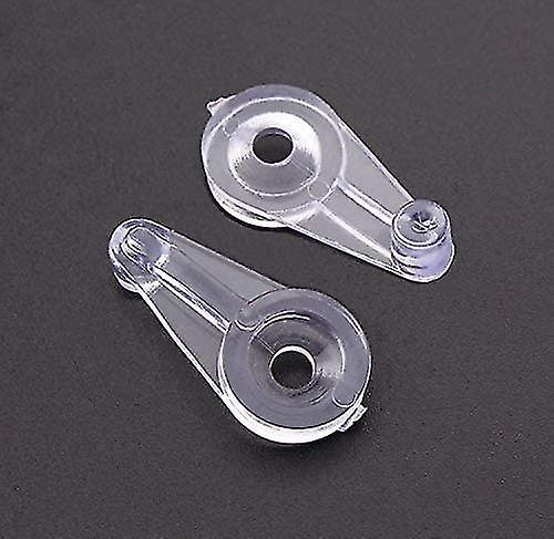 Exia 40pcs Cabinet Door Glass Retainer Clips Kit, Plastic, Clear With Screws A