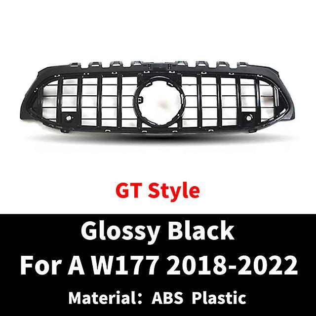 Auto Parts Front Grille Racing Grill Mesh Tuning Accessories For Mercedes A Class A45 W176 2013 -2018 2019+ A180 A200 A260 Gt Diamond Style W177 GT...