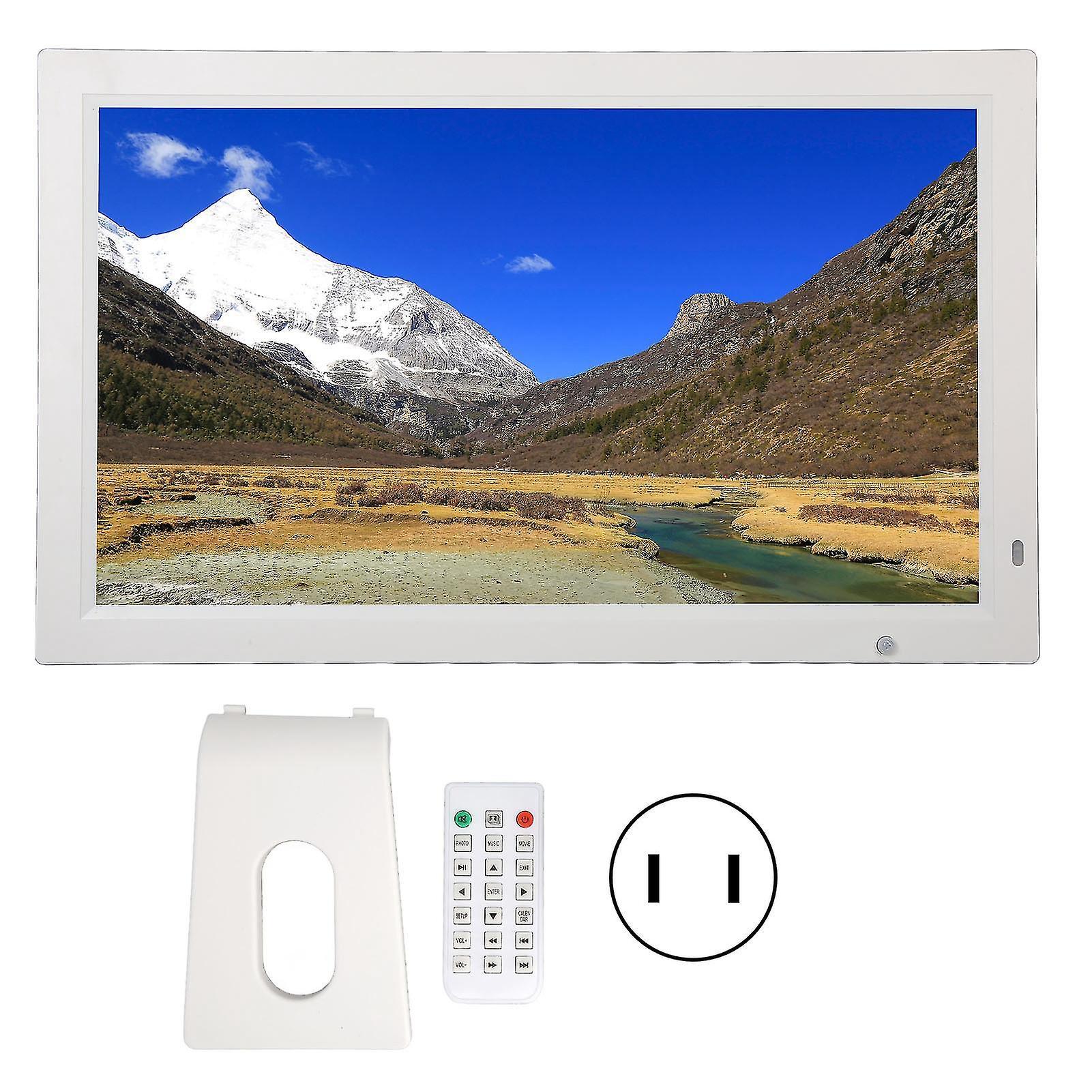 Digital Photo Frame 21.5inch IPS Display 1920x1080 HD with Body Sensor, US Plug