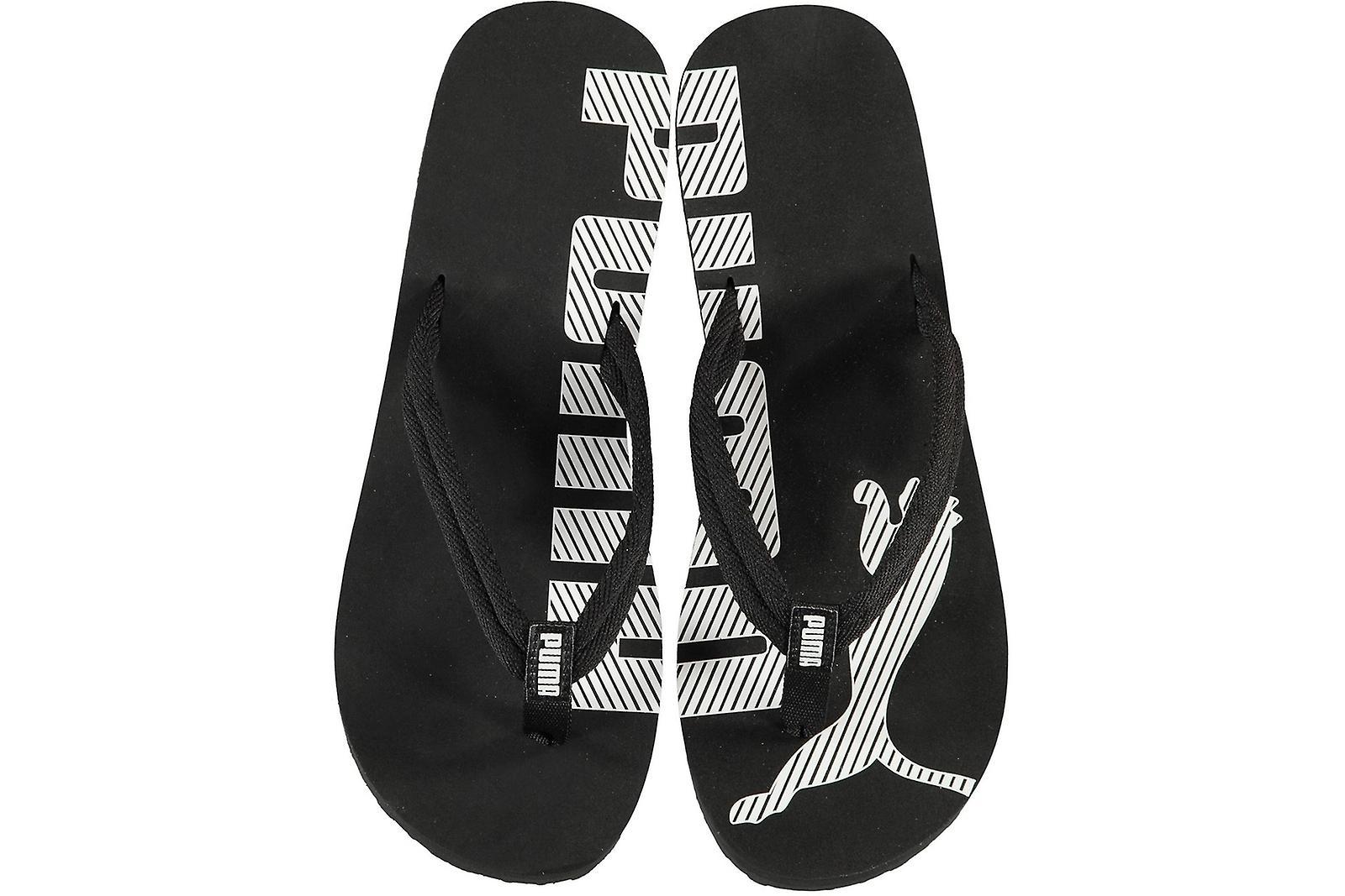 Puma Epic V2 Flip Flops BLACK/WHITE UK 9